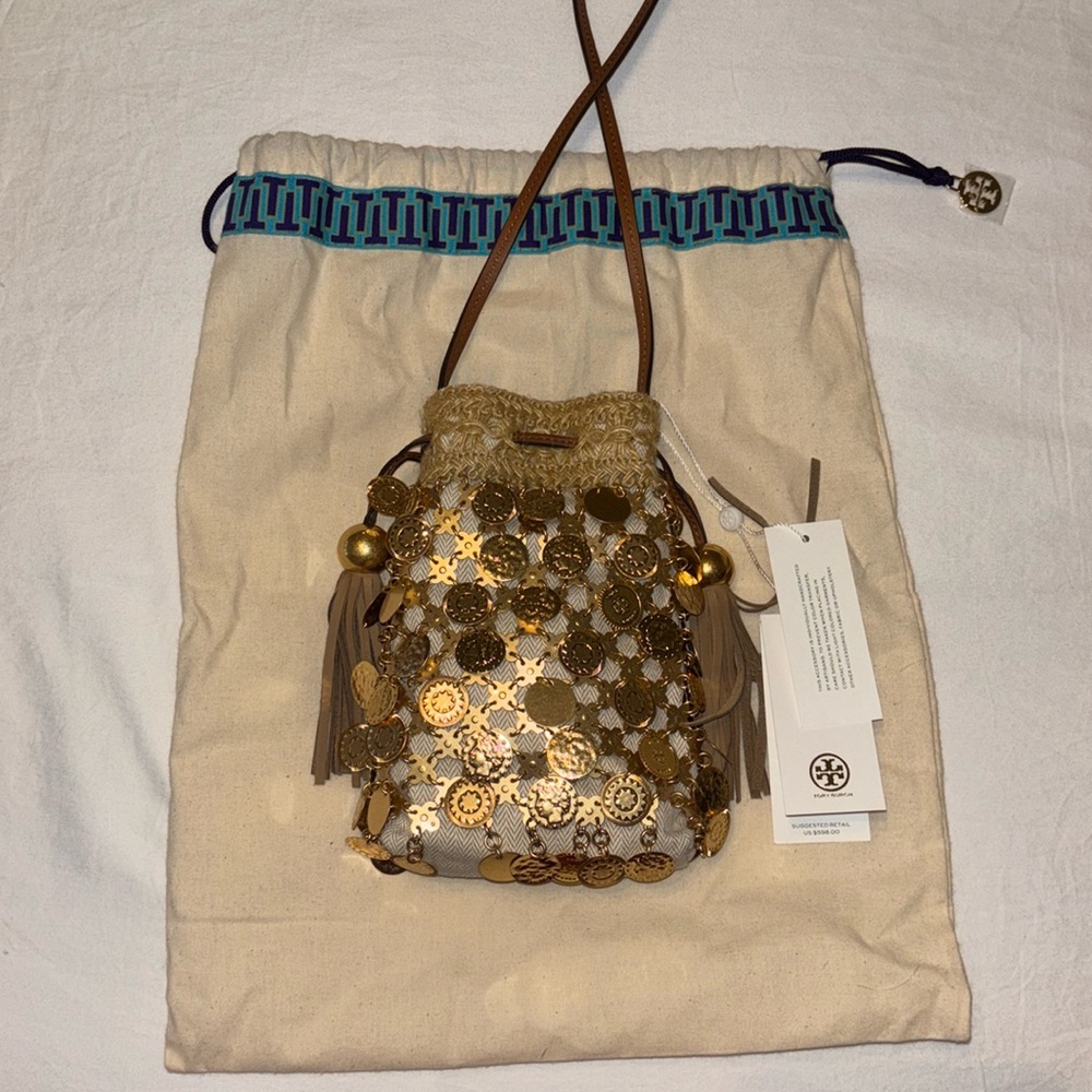 Tory Burch Drawstring Mini Bag